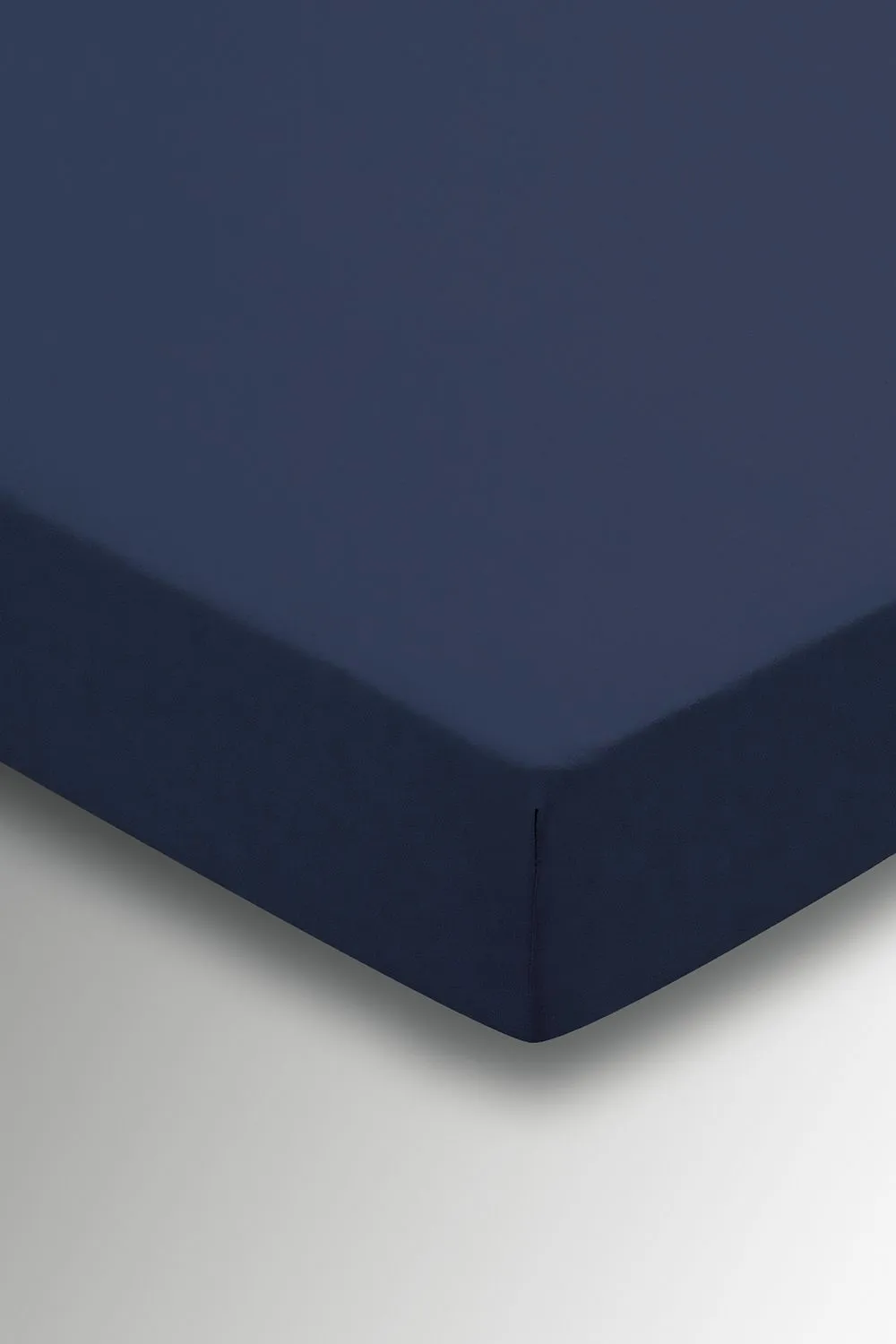 Helena Springfield 'Plain Dye' Polycotton Fitted Sheet in Navy