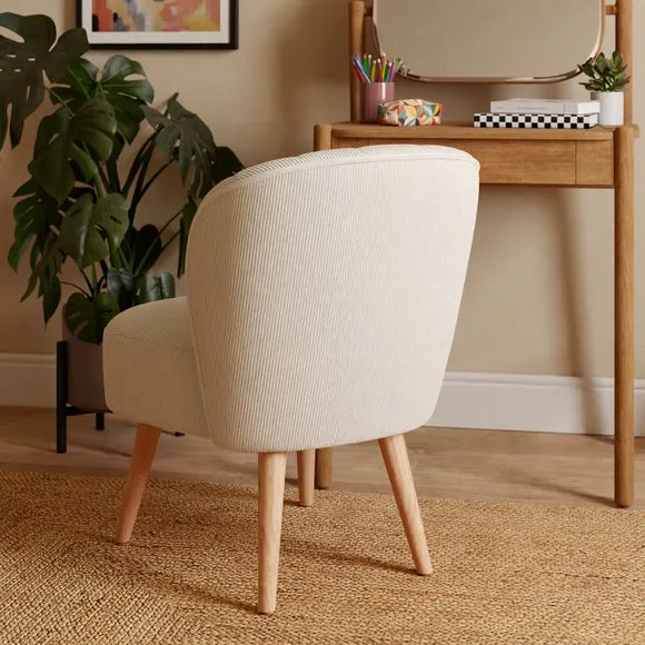 Colette Ribbed Chenille Accent Chair 2