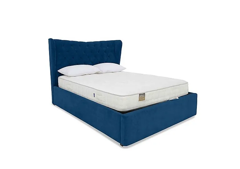 Bauer Ottoman Bed Frame - Super King - Plush Pacific