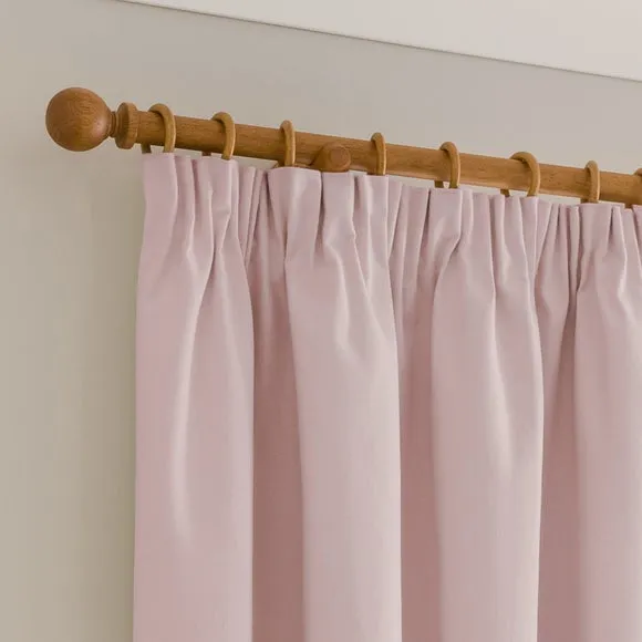 Luna Brushed Pencil Pleat Curtains (Blackout Available) 1