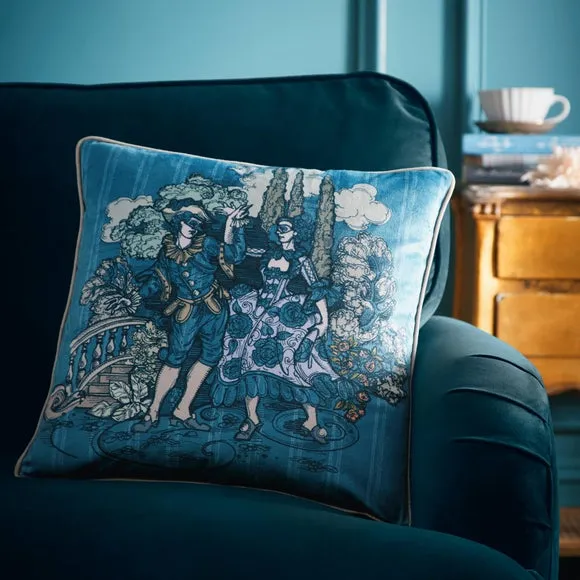 Laurence Llewelyn-Bowen Tuscan Toile Filled Square Cushion