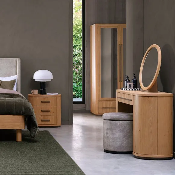 Bentley Designs Vega Knotty Oak Double Wardrobe 5