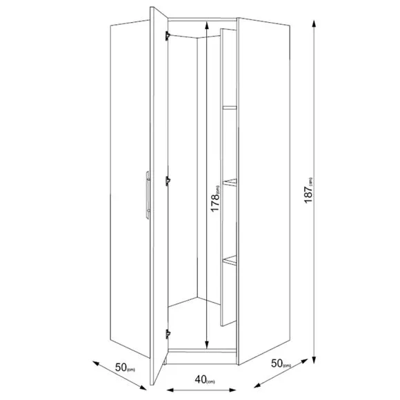 Holborn Corner Wardrobe 3