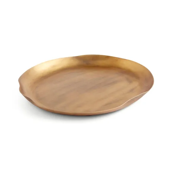 Organic Edged Metal Decorative Plate 3