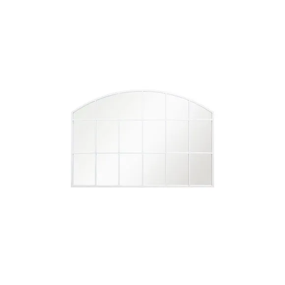 Arcus Arched Window Wide Overmantel Wall Mirror 2