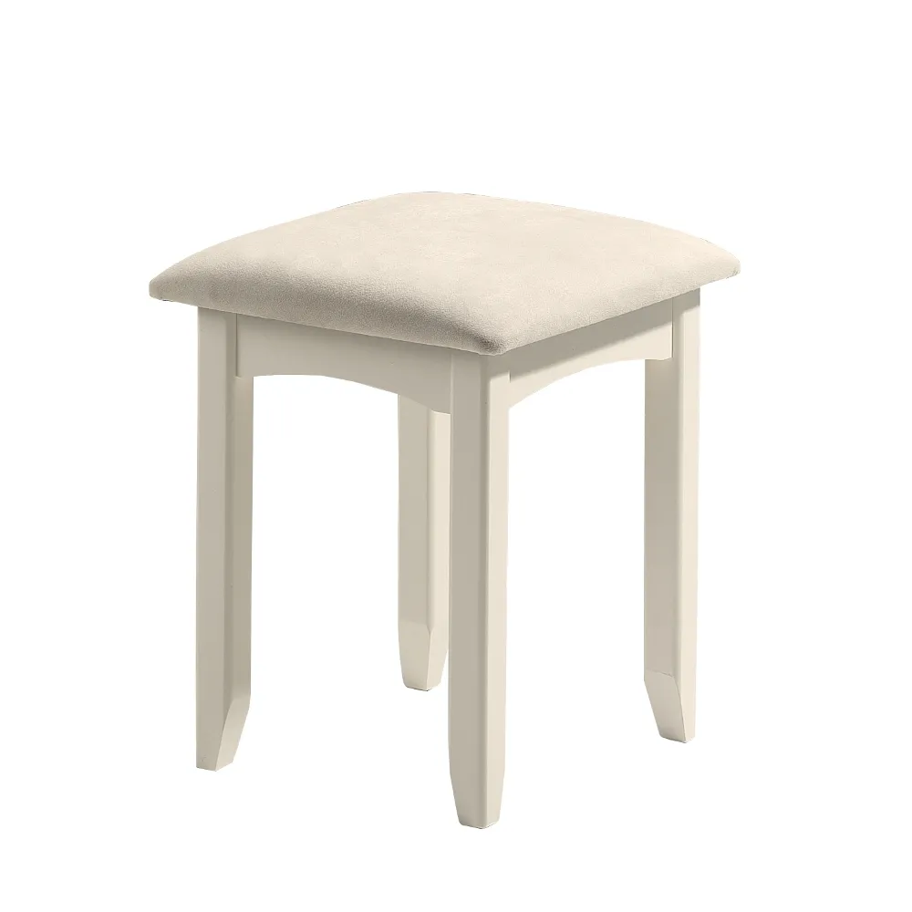 Cameo Stone White Dressing Stool