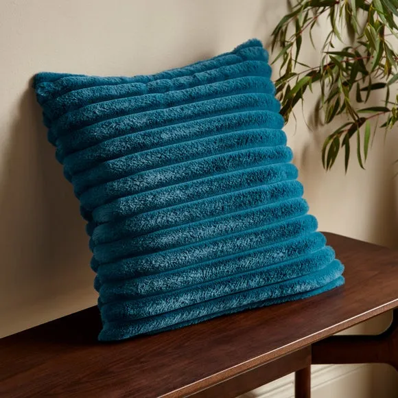 Catherine Lansfield Cosy Ribbed Square Cushion 1
