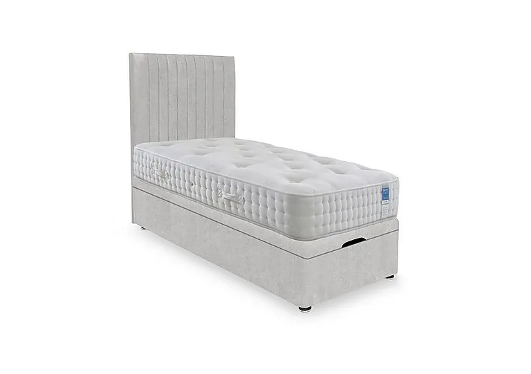 Ortho 2000 Manual End Ottoman Divan Set - Small Single