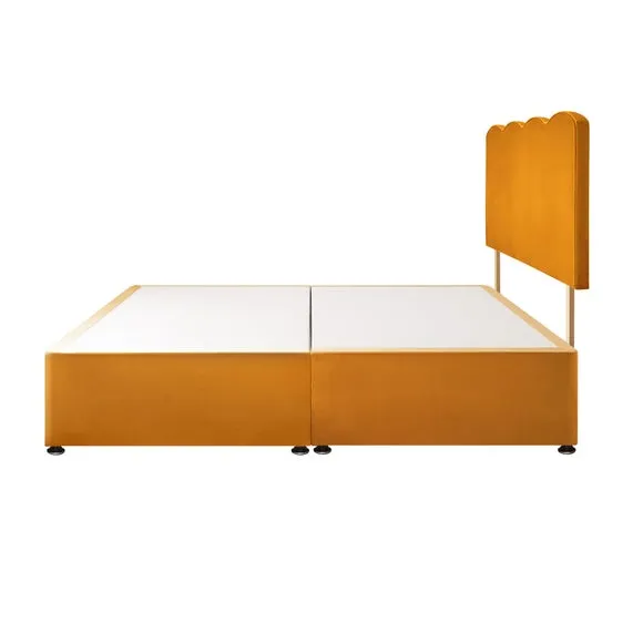 Silentnight Divan Bed With Wave Velvet Headboard and 800 Pocket Sprung Mattress 3
