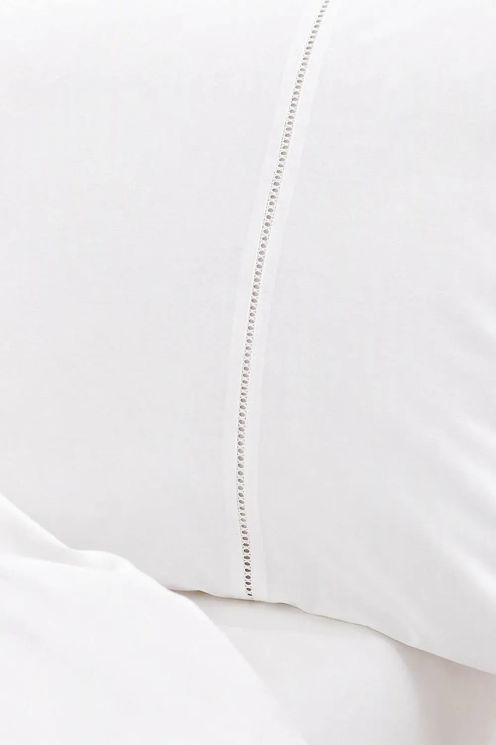 Martex Embroidered Duvet Cover Set in White 2