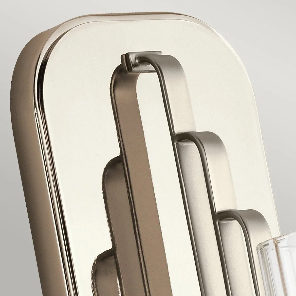 Netlighting Kichler Kimrose Wall Lamp Polished Nickel in Grey 2