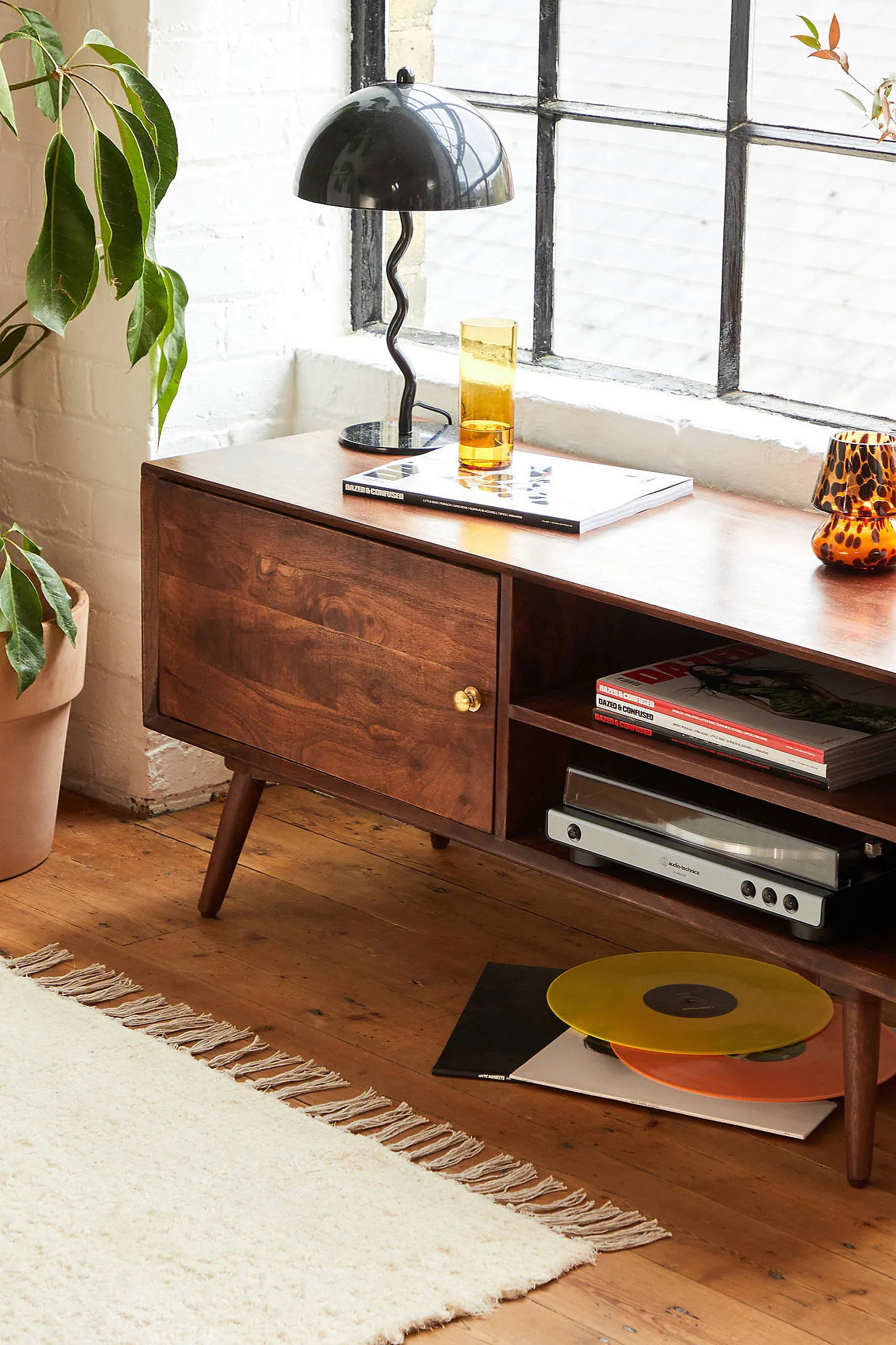 Cynthia Media Storage Console - Brown 115cm x 40cm x 50cm 2