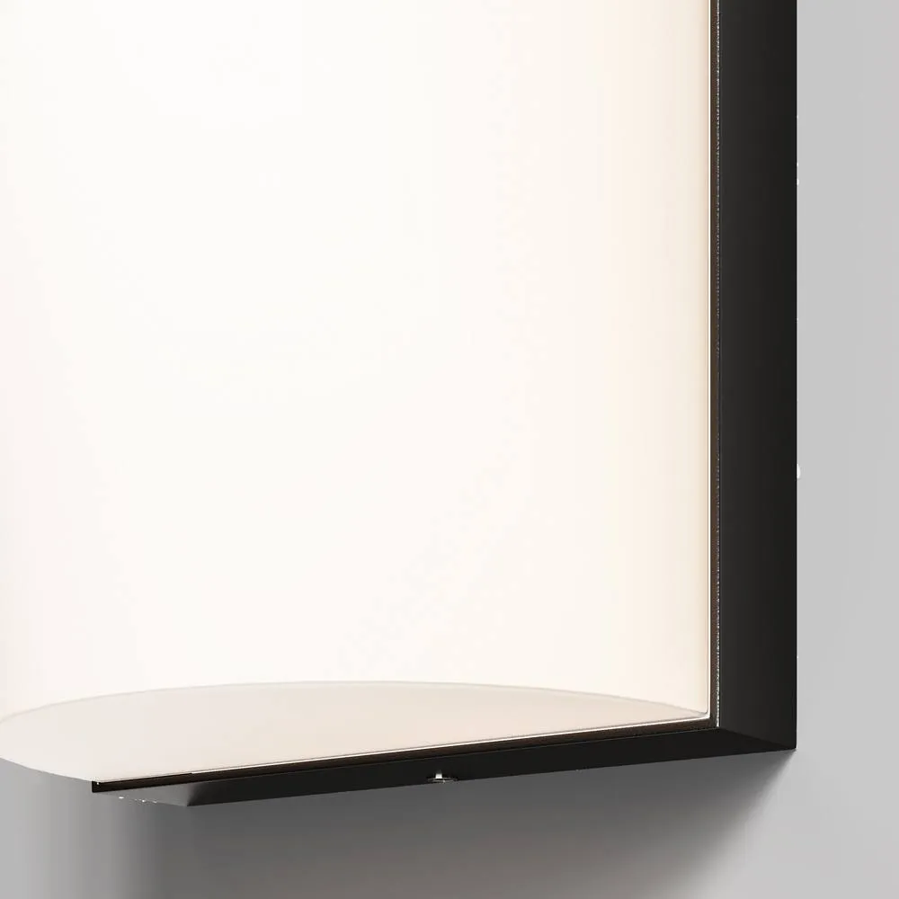 Netlighting Badd Rounded Outdoor Flush Wall Lamp Graphite 3000K 700lm IP54 in Grey 2