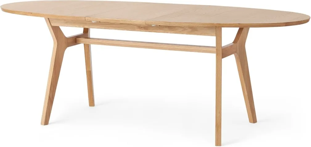 Jenson 6-8 Oval Extending Dining Table, Oak