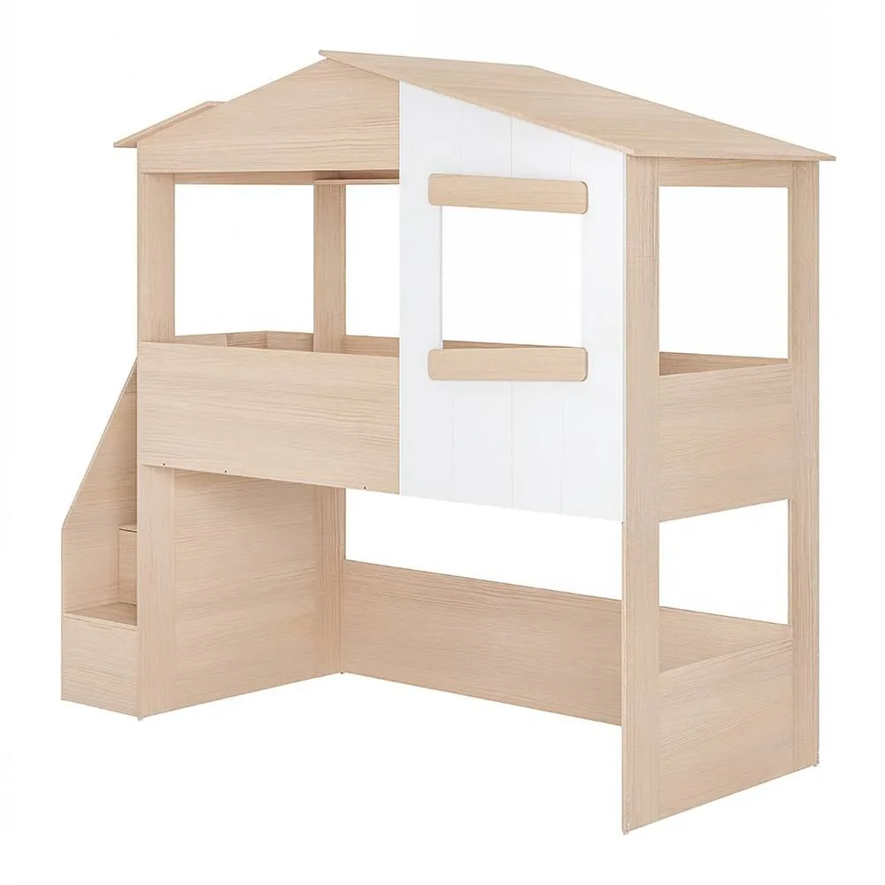 Flair Dreamland House Staircase Midsleeper in Light Oak 5