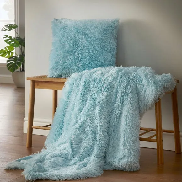 Catherine Lansfield Cuddly Deep Pile Throw Blanket 3