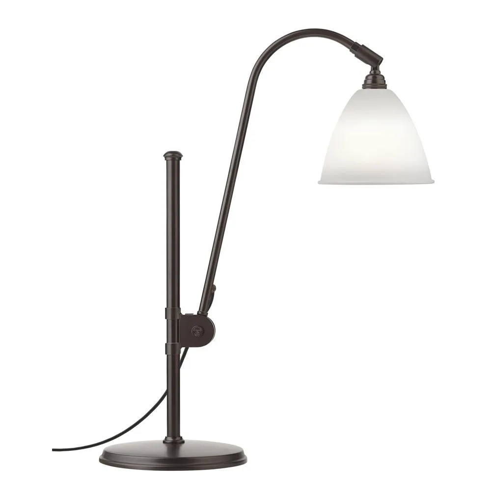 Gubi Bestlite BL1 Table Lamp Black Brass Bone China Shade 2