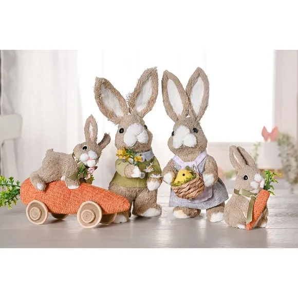 Eggs-traordinary Gift Co. Bunny Holding Carrot Ornament 2