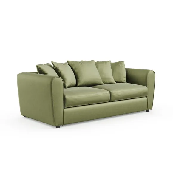Blake Curved Arm Opulent Velvet 3 Seater Sofa 6