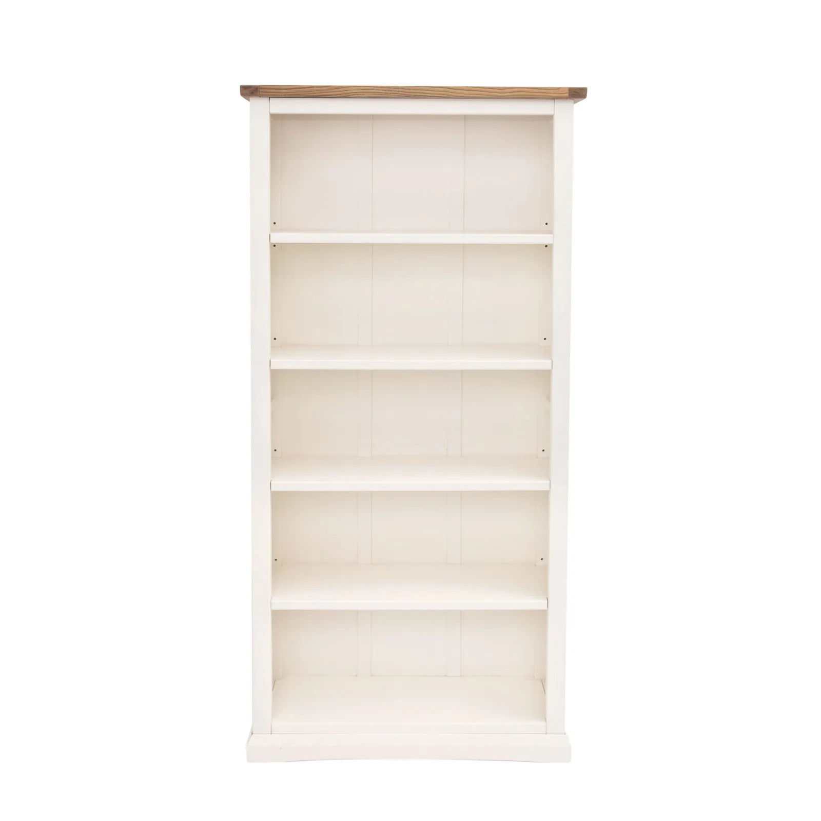 Cabinet Bits Bookcase with plinth 180x90x30cm in Off-White