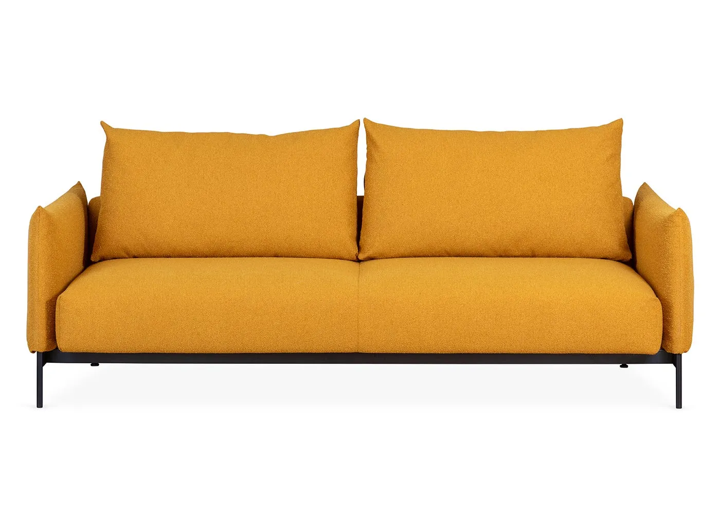 Heal's Otto Sofa Bed Boucle Ochre