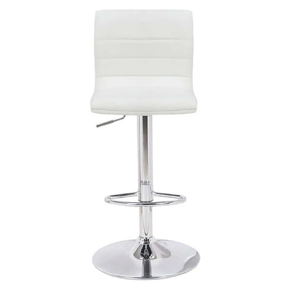 netfurniture Crains white breakfast bar stool height adjustable 4