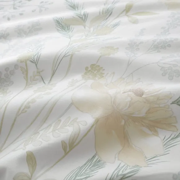 Floral Shadows 100% Cotton Duvet Cover and Pillowcase Set 5
