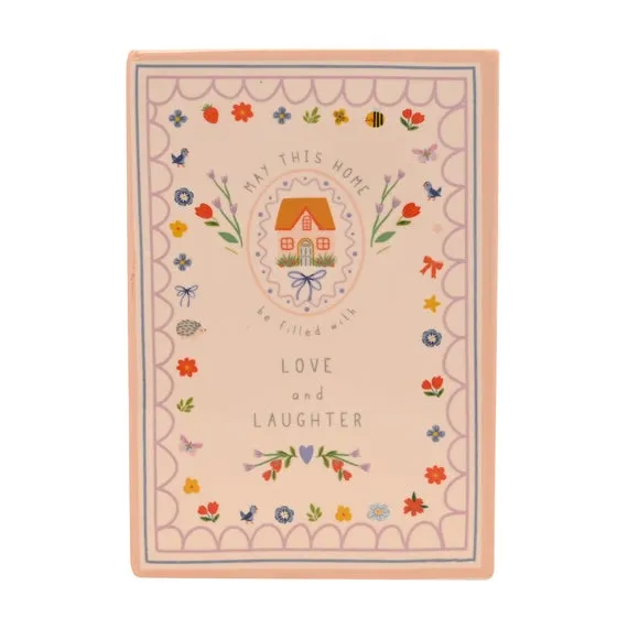 Love Life Home Ceramic Book Vase 2