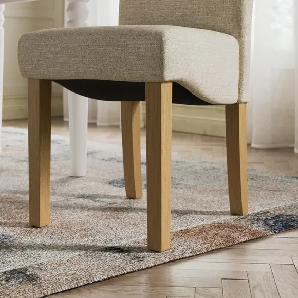 Aiden Set of 2 Dining Chairs, Boucle 5