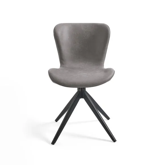Lennie Set of 2 Dining Chairs, Faux Leather 6