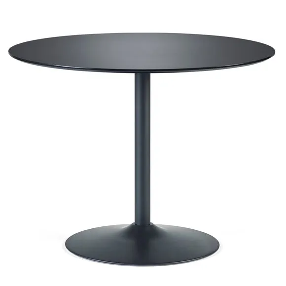 Nero 4 Seater Round Dining Table, 80cm 2