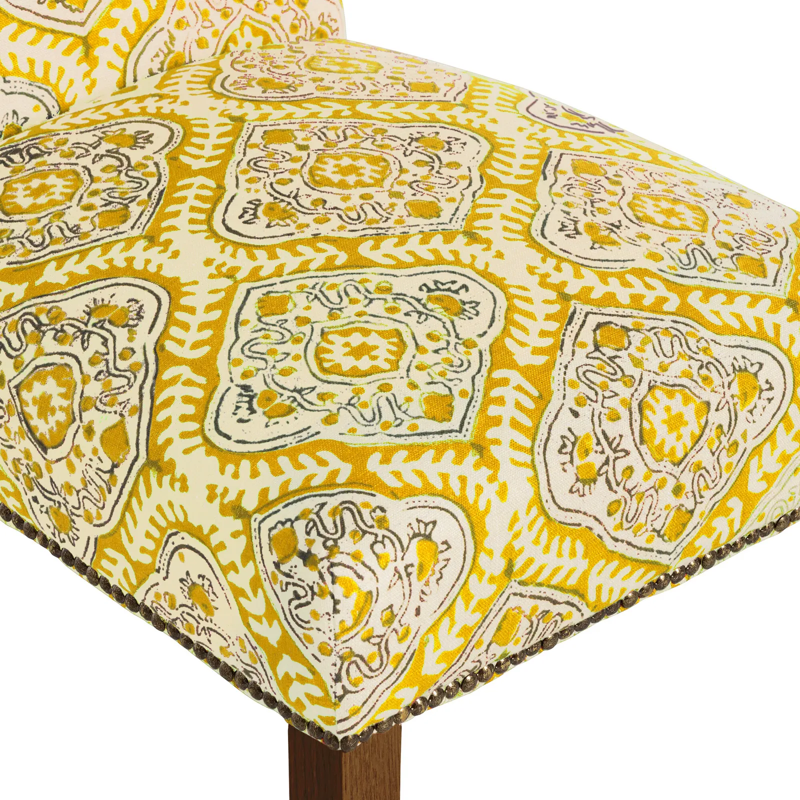 Gable X Linwood Dining Chair, Green Fabric | Barker & Stonehouse 3