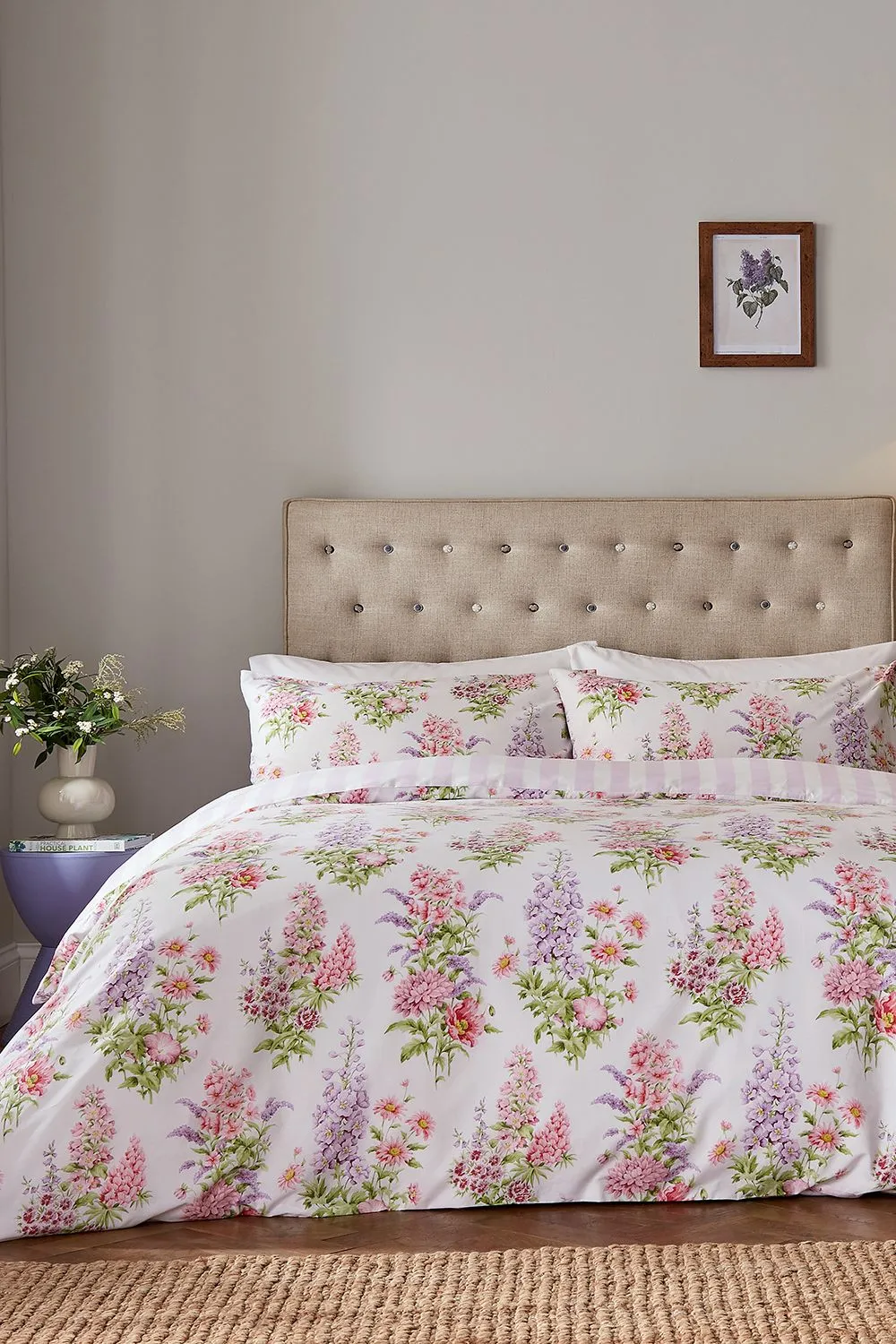 Fable 'Delphinium' Duvet Cover Set in Lilac