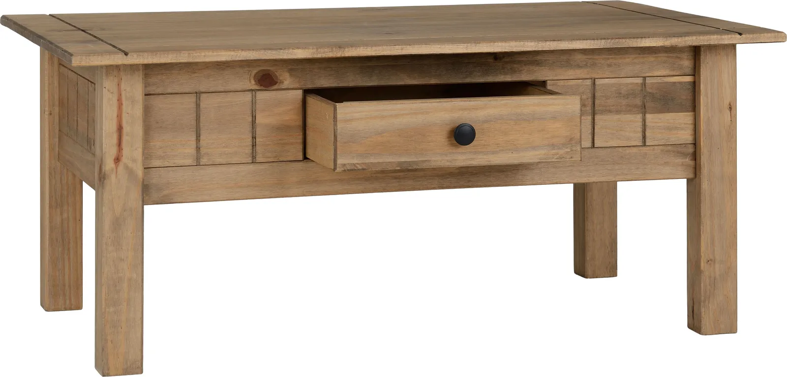 Seconique Panama 1 Drawer Coffee Table in Natural 3