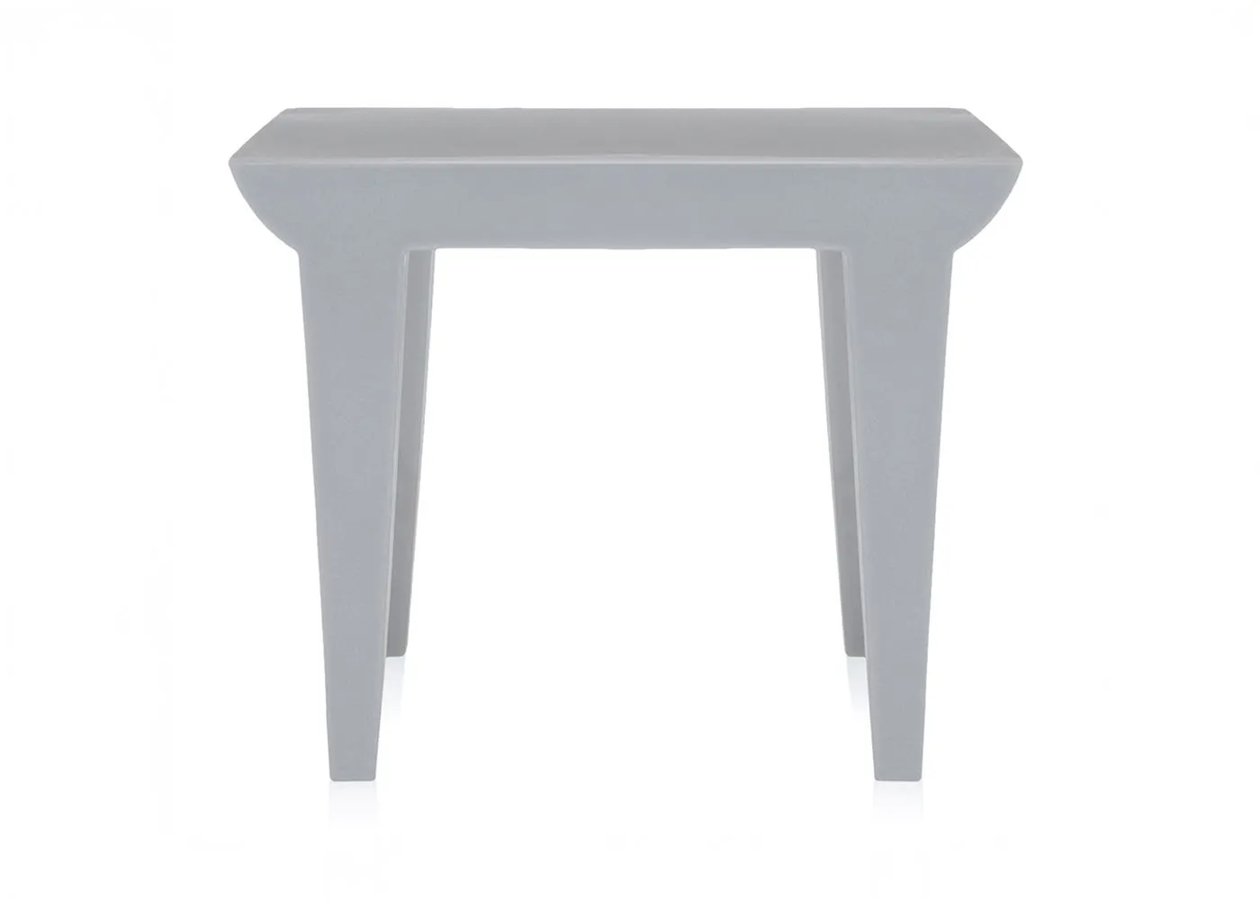 Kartell Bubble Club Outdoor Side Table Zinc White 2