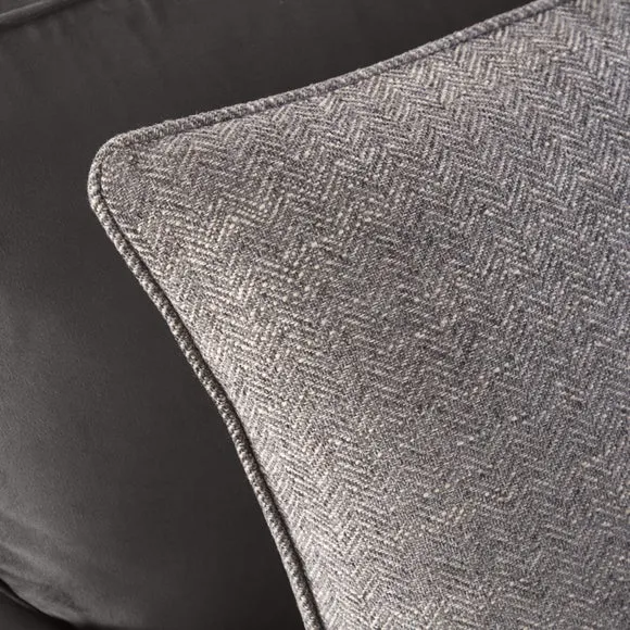 Churchgate Swithland Herringbone Square Cushion Cover 5