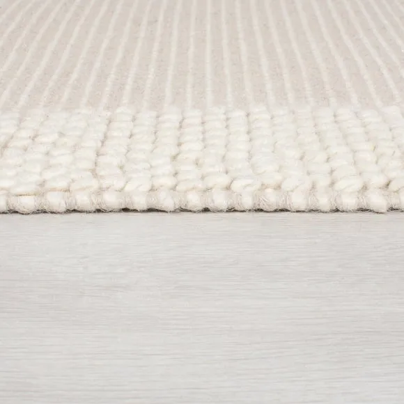 Pebble Wool Border Rug 4