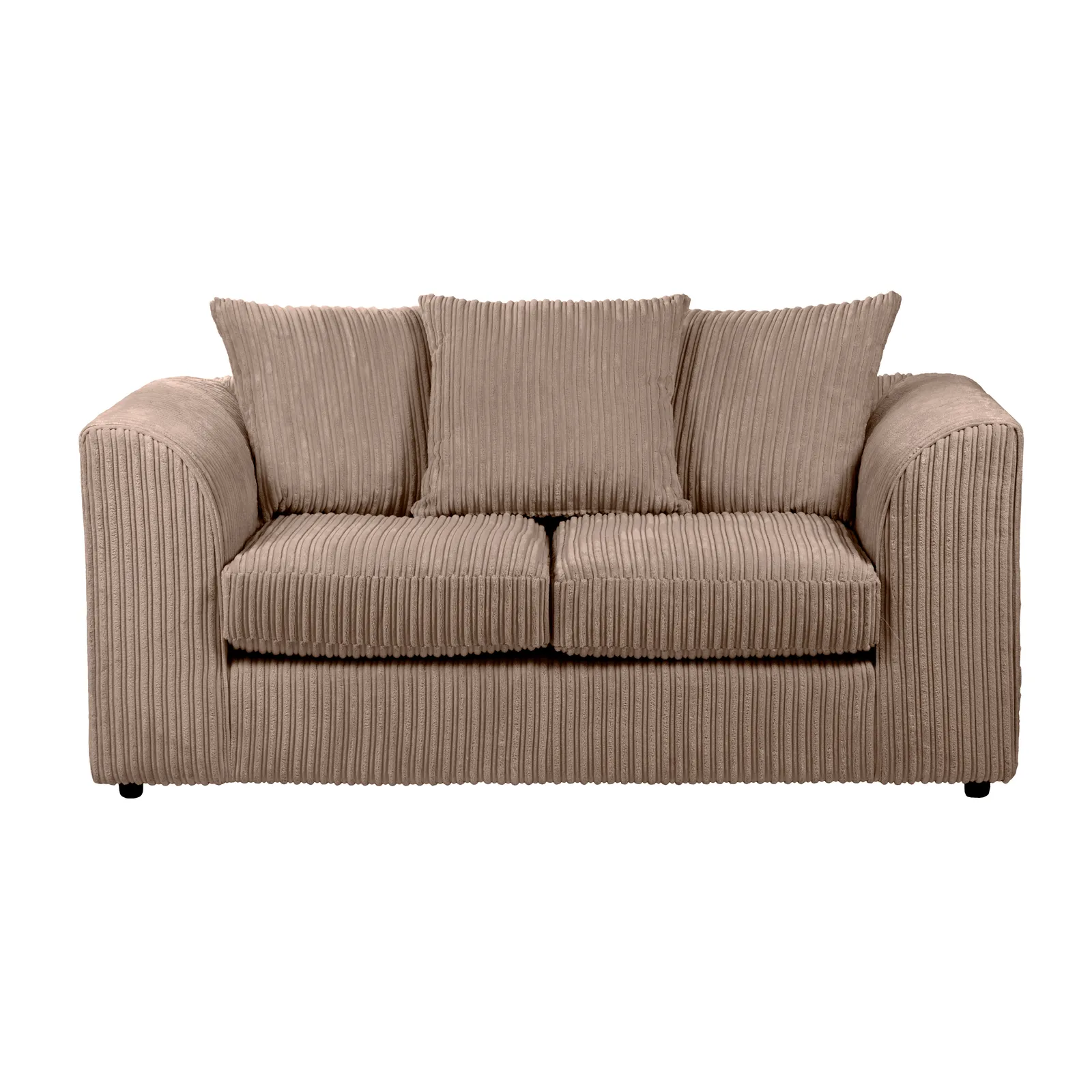 Blake Jumbo Cord 2 Seater Sofa Brown