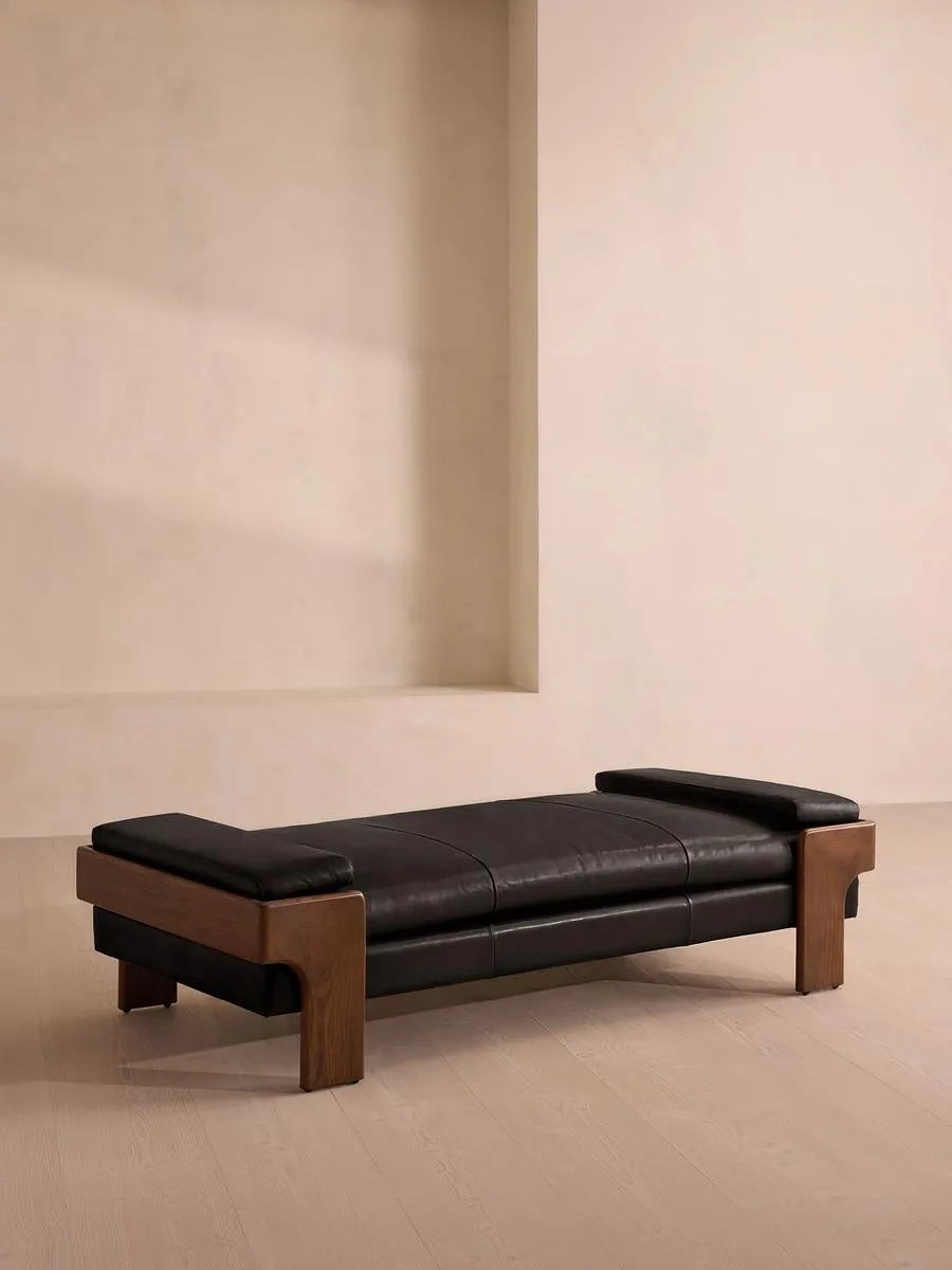 Marcia Daybed, Leather, Black