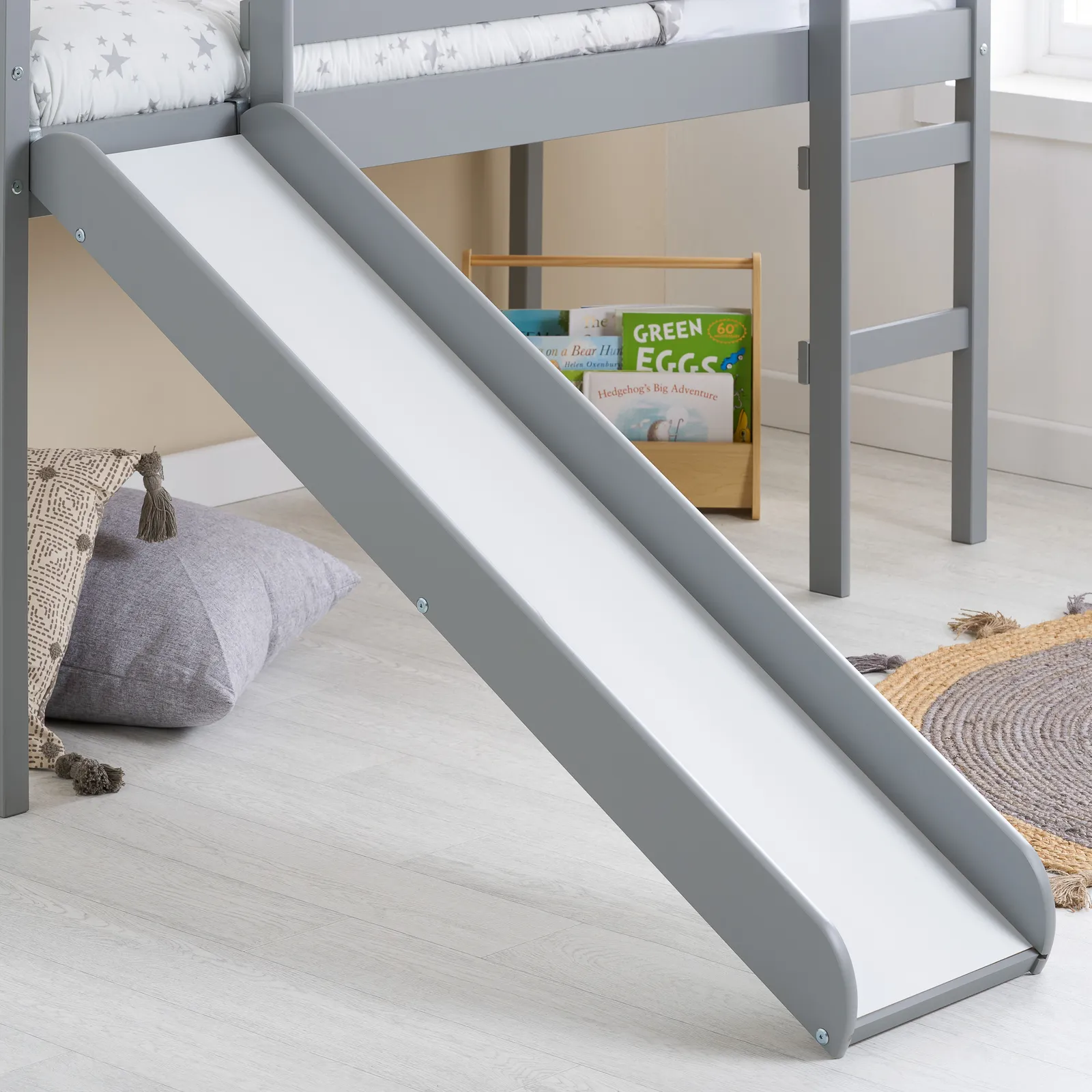 Birlea Frankie Midi Sleeper With Slide Grey 2