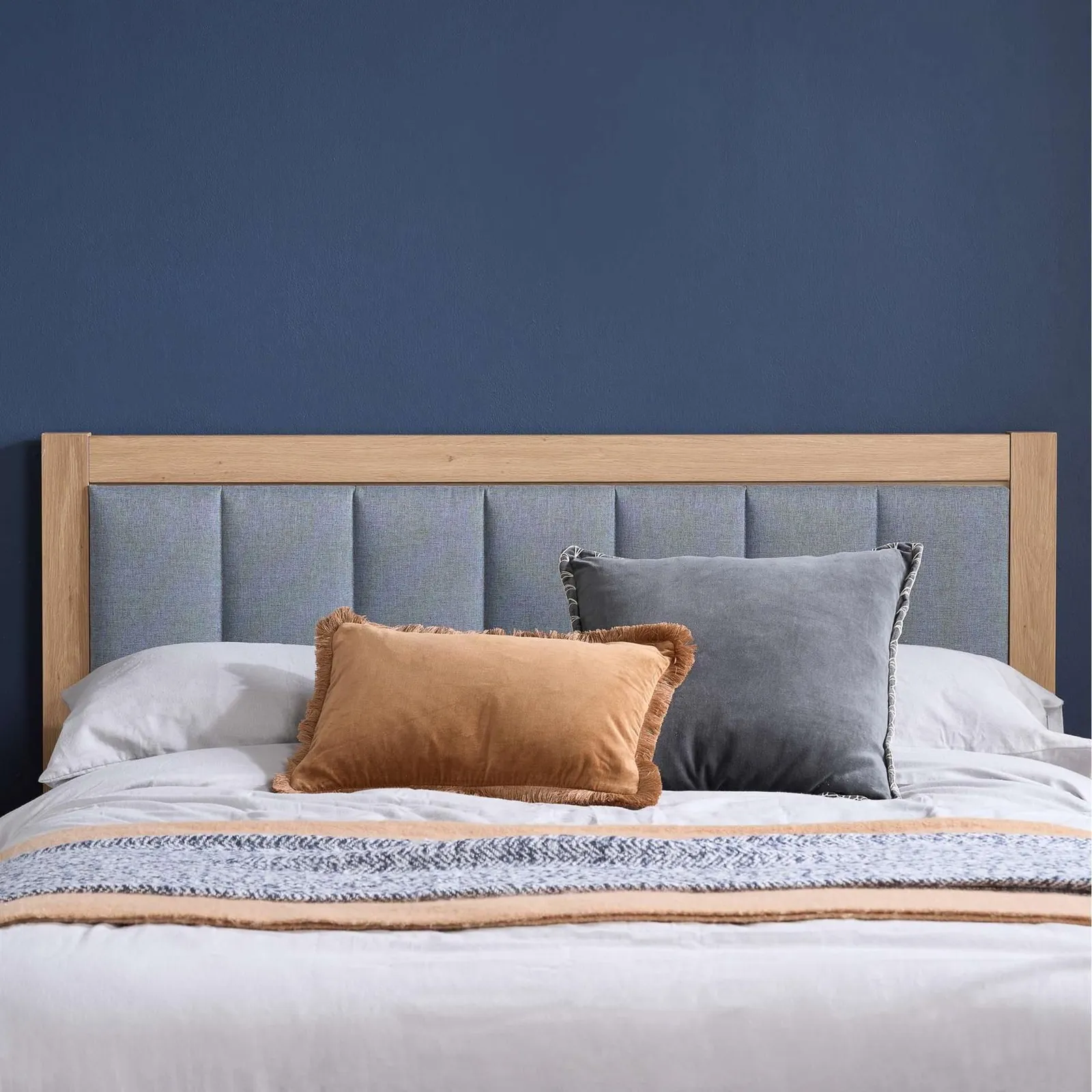 Birlea Belmont Grey & Oak Wooden Ottoman Bed Frame 4