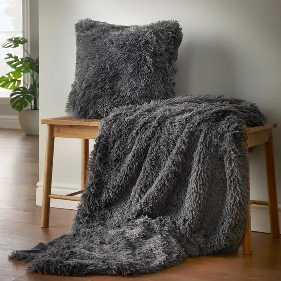 Catherine Lansfield Cuddly Square Cushion 4