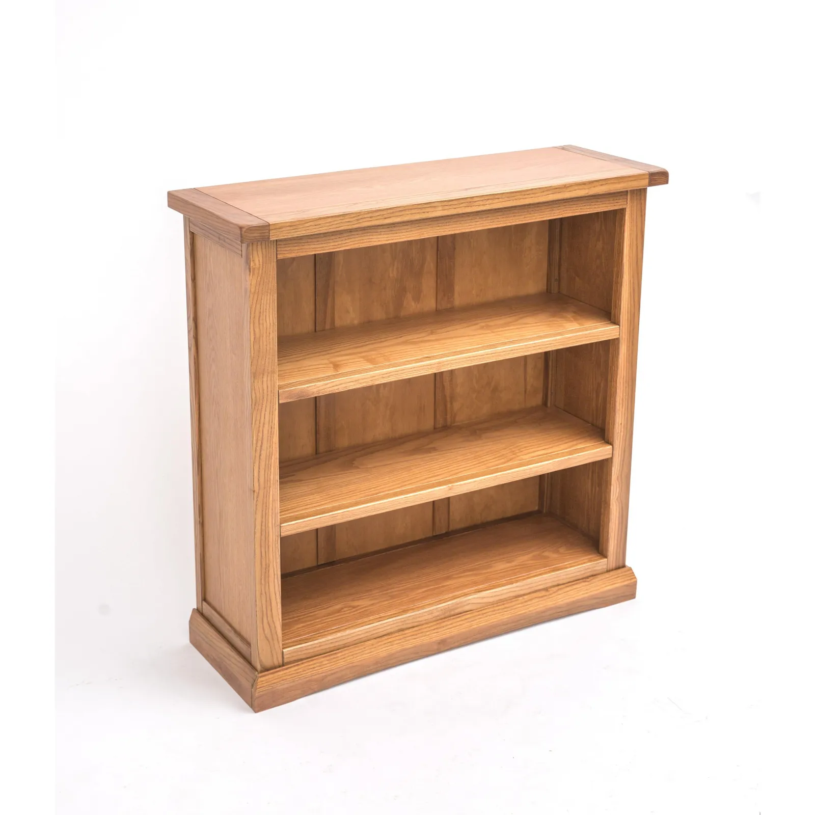 Cabinet Bits Bookcase with plinth 90x90x30cm in Light Brown 3