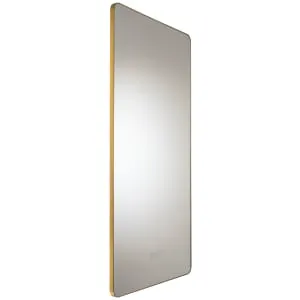 Abode Mayar Brushed Brass Tablet LED Bathroom Mirror - 900 x 450mm 2