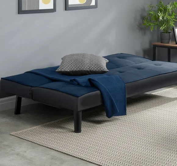 Aurora Velvet Double Sofa Bed 2