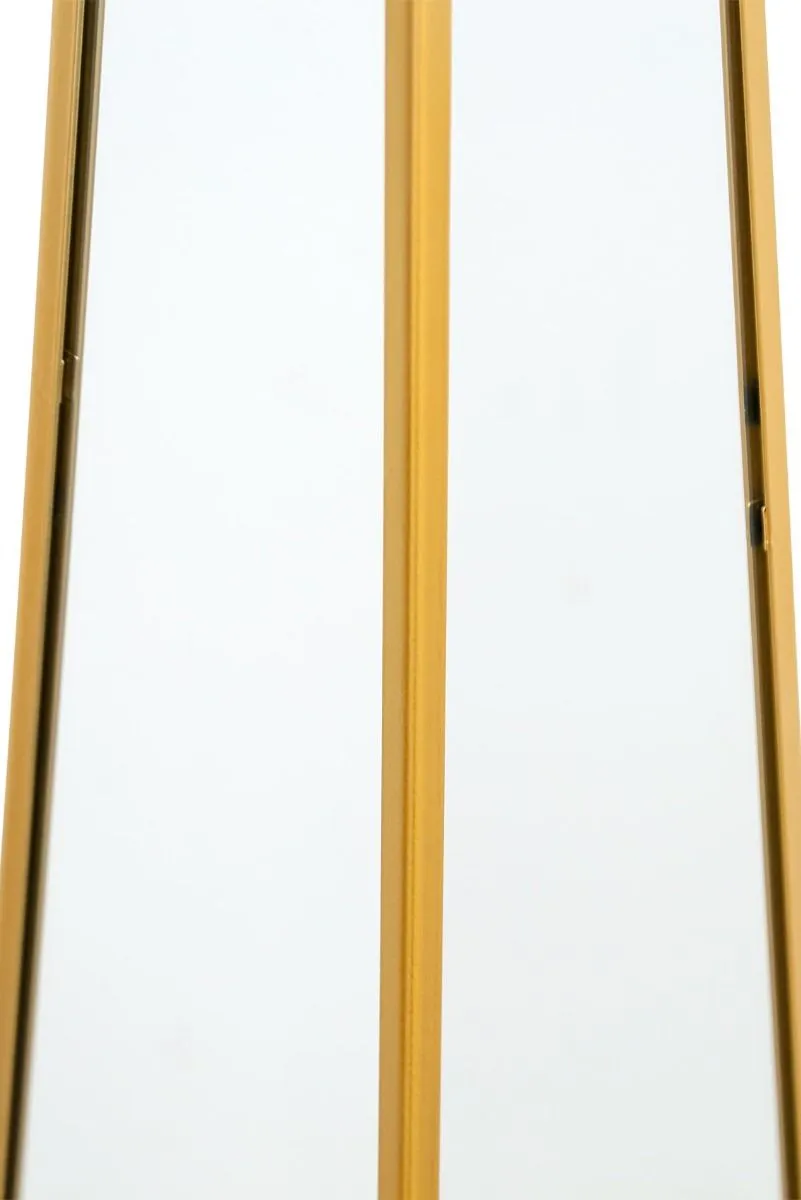 MirrorOutlet Gold Metal Edged Mirrored Ornament (100CM X 20CM X 20CM) 5
