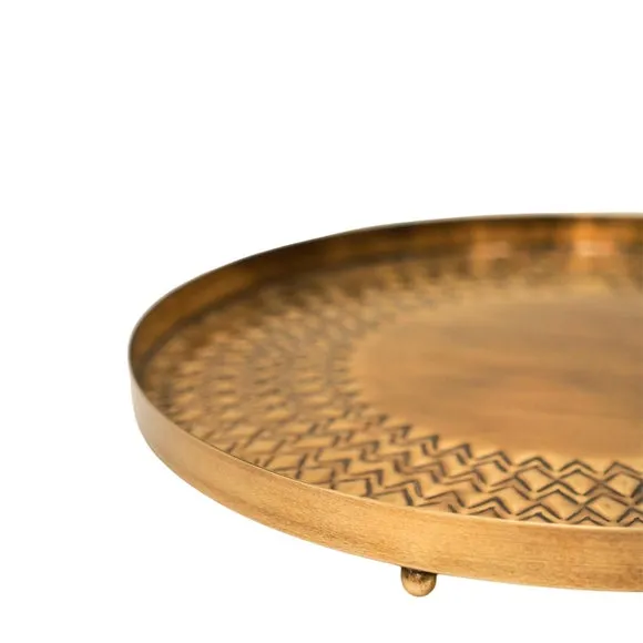 Solis Embossed Decorative Tray 4