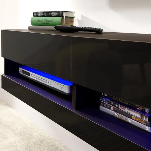 Galicia Extra Wide TV Unit with Shelving for TVs up to 75" 3
