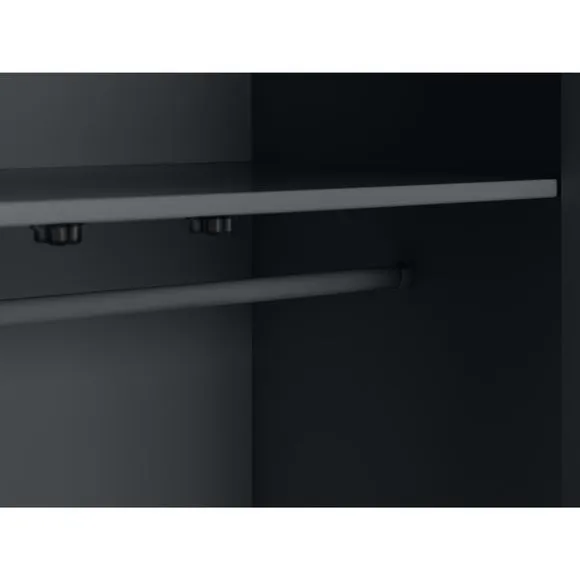 Radley Double Wardrobe, Dark Grey & Pine 6