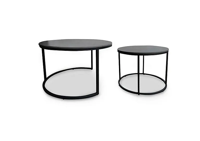 Zeus Round Nest of Coffee Tables